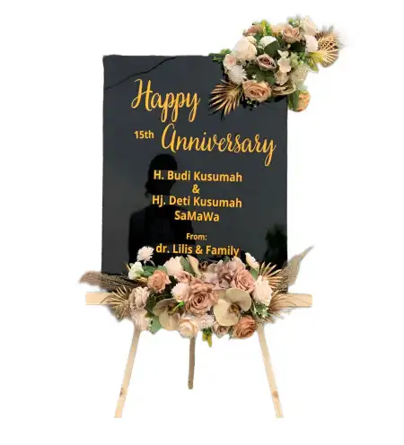 Papan Bunga Akrilik Tanjung Jabung Timur